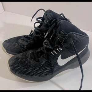 Nike Air Precision Basketball Shoes Black Sneakers SZ 8 EUC